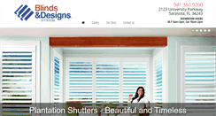Desktop Screenshot of blindsanddesignsofflorida.com